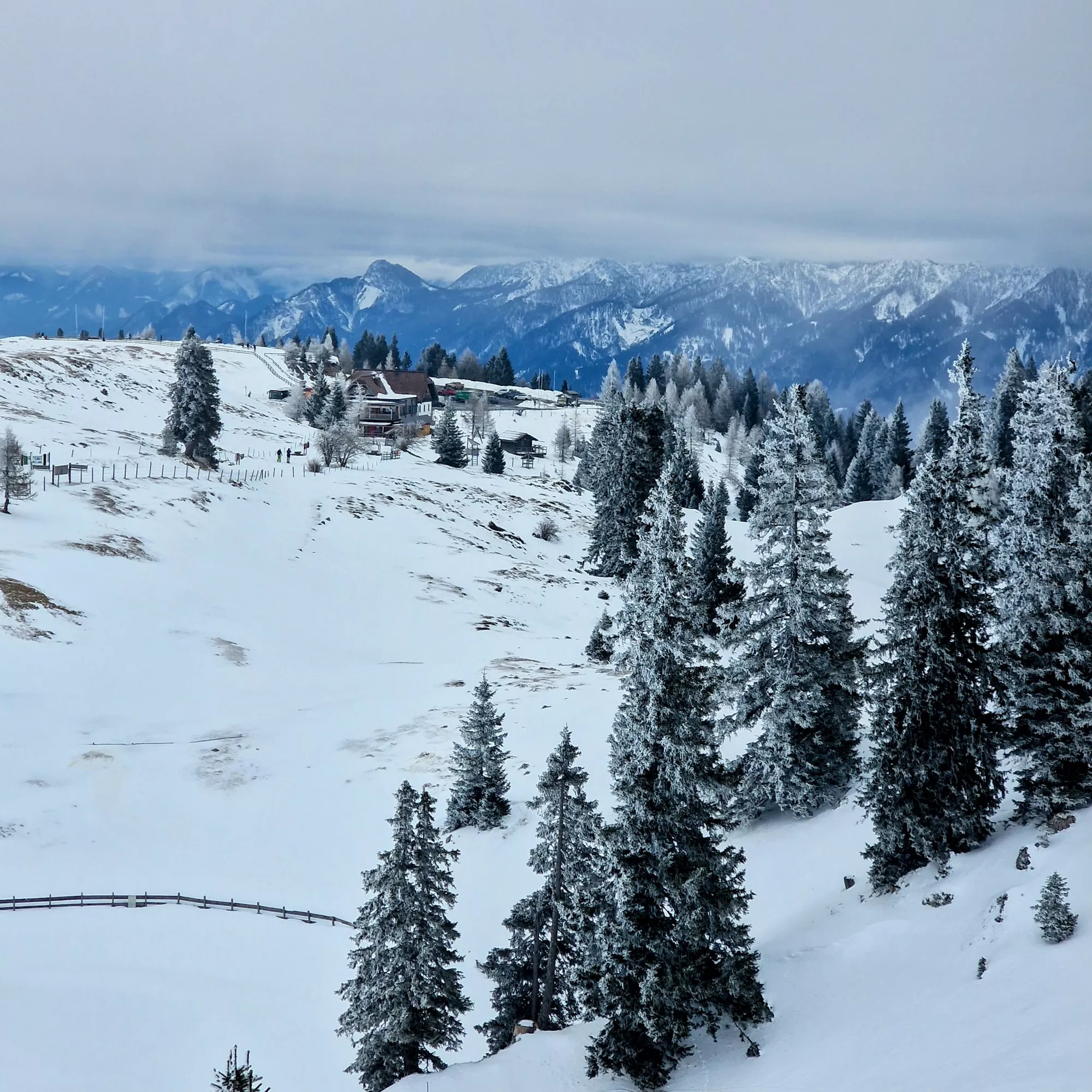 Winterlandschaft in Kärnten