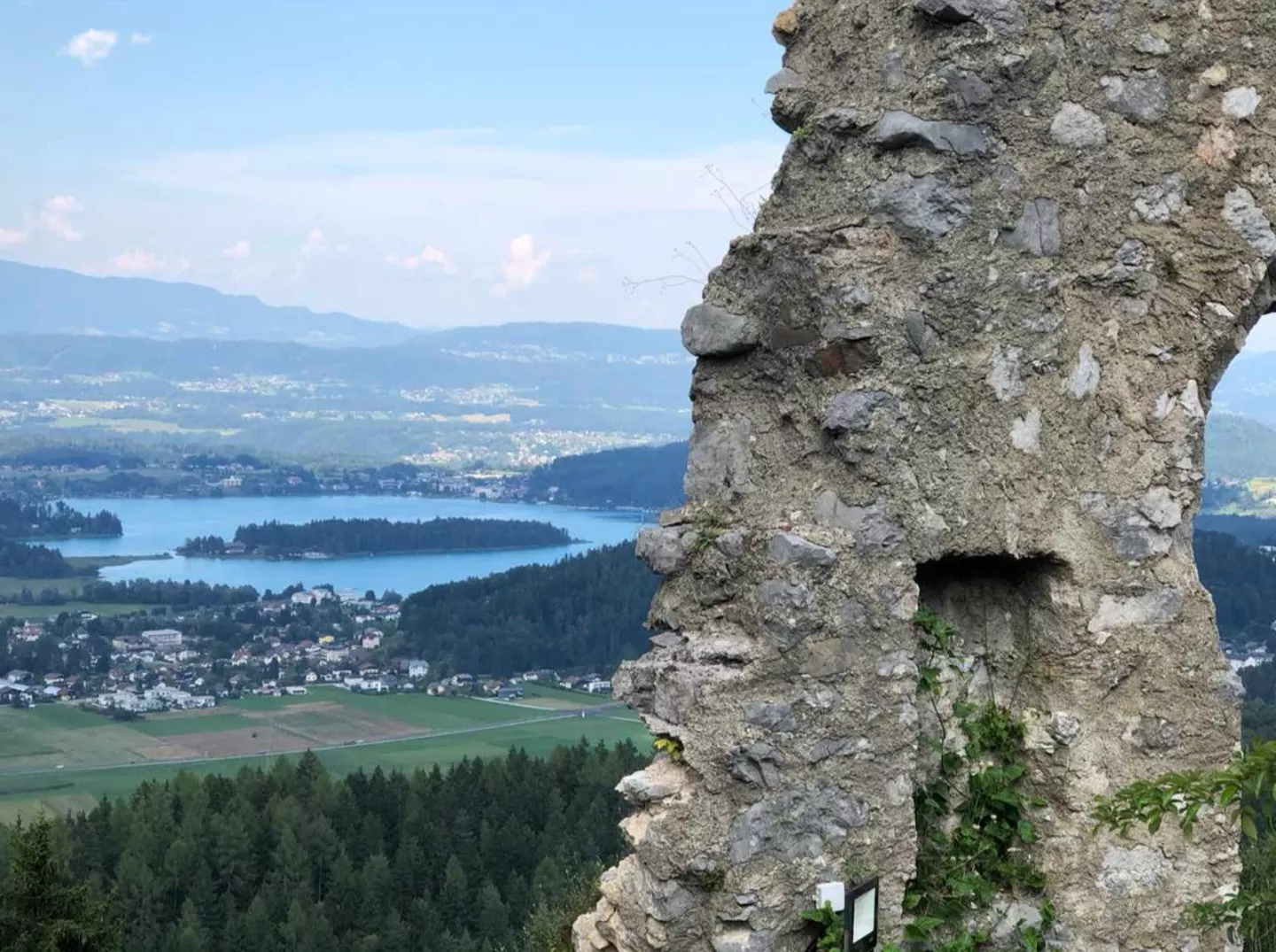 Blick auf den Faakersee